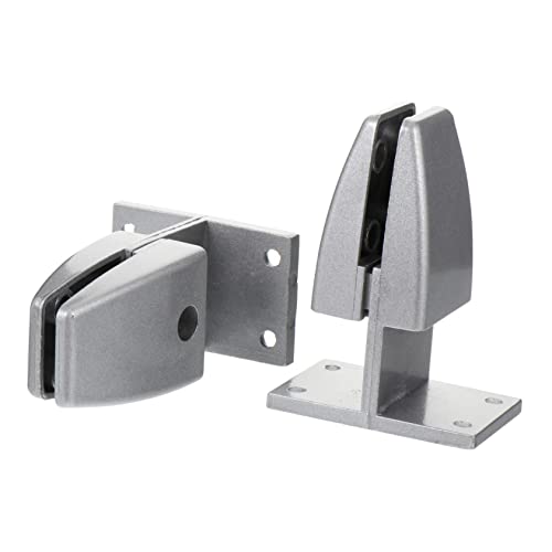 OSALADI 2 Stück Desktop-Rahmenclip paperclips tischklammer Tischabtrenner Computerständer Computermonitor Desktop-Sichtschutz-Clip Schreibtischtrennwandklemme Aluminiumlegierung Silver von OSALADI