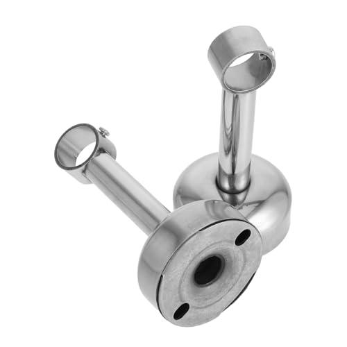 OSALADI 2 Stück Edelstahl Kleiderstangenhalterung Deckenmontage Stabile Gardinenstangenhalter Kleiderschrank Rohrhalter Robust Einfach Montage Für Gardinen und Kleiderstangen OSALADI 2 Stück Edelstahl Kleiderstangenhalterung Deckenmontage Stabile Gardinenstangenhalter Kleiderschrank Rohrhalter Robust Einfach Montage Für Gardinen und Kleiderstangen von OSALADI