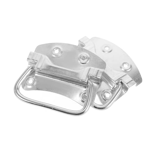 OSALADI 2 Stück Eisenringe Zuggriff Faltbare Stahlgriffe für Werkzeugkasten Schublade Truhe Eleganter und Praktischer Möbelgriff für Einfache Installation OSALADI 2 Stück Eisenringe Zuggriff Faltbare Stahlgriffe für Werkzeugkasten Schublade Truhe Eleganter und Praktischer Möbelgriff für Einfache Installation von OSALADI