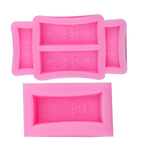 OSALADI 2 Stück Gold Barform Herstellung Formen Silikonform Handgefertigte Seifenform Backform Aus Silikon Seifenform Basteln Mehrzweckform Kieselgel Rosa OSALADI 2 Stück Gold Barform Herstellung Formen Silikonform Handgefertigte Seifenform Backform Aus Silikon Seifenform Basteln Mehrzweckform Kieselgel Rosa von OSALADI