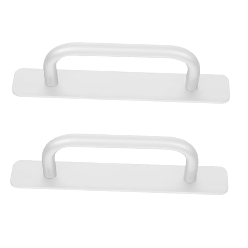 OSALADI 2 Stück Griffe Aus Aluminiumlegierung Schrankgriffe Zum Aufkleben Türgriffe Zum Aufkleben Fenstergriff Scheunentorgriff Selbstklebender Türgriff Aluminium Türgriff Zum von OSALADI
