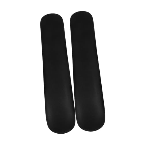 OSALADI 2 Stück Handlaufzubehör Ergonomisch Gaming-Stuhl Abdeckung Einzelgänger Armlehnenpolster Für Bürostühle Ausruhen Unterstützung Stuhl Armlehnenkissen Pu Schwarz von OSALADI