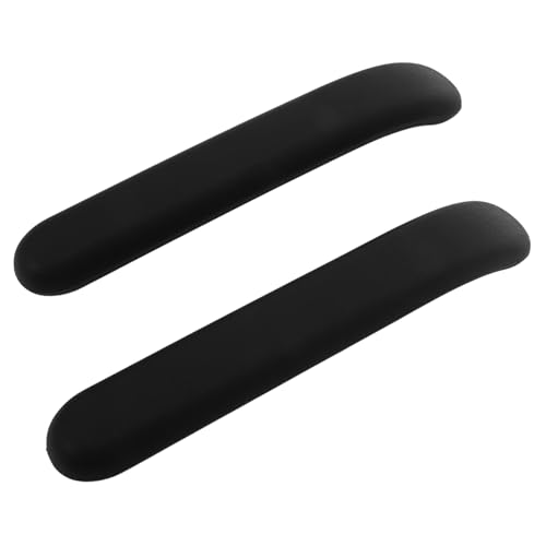 OSALADI 2 Stück Handlaufzubehör Stuhl-Armlehnenpolster Sessel Sitzpolster Erinnerung aufgewertet bürostuhl Stuhlarmlehre Abdeckungen Armlehnenkissen Office Chair Arms Austausch Pu Schwarz von OSALADI