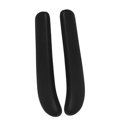 OSALADI 2 Stück Handlaufzubehör Unterstützung Abdeckung Gaming-Stuhl ausruhen Armlehnenbezüge für Schreibtischstühle Ersatzteile für Bürostuhl Armlehnenkissen Pu Black von OSALADI