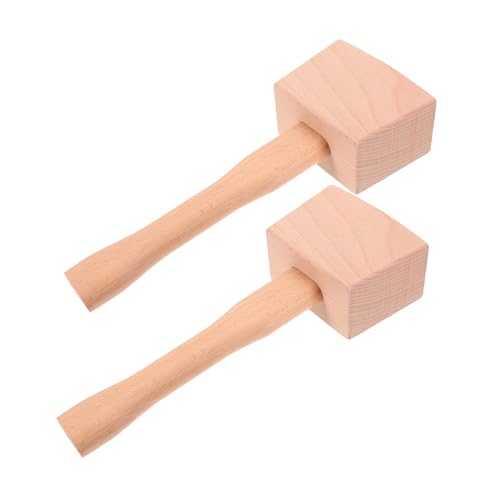 OSALADI 2 Stück Holzhammer Hammerwerkzeug aus Holz Zimmermannshammer hammer werkzeug Eisbrecher aus Holz Eishammer Holzbearbeitungshammer Tischlerhammer Buche Khaki OSALADI 2 Stück Holzhammer Hammerwerkzeug aus Holz Zimmermannshammer hammer werkzeug Eisbrecher aus Holz Eishammer Holzbearbeitungshammer Tischlerhammer Buche Khaki von OSALADI