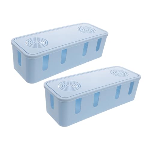 OSALADI 2stücke Kabelmanagement-Organizer Box Für Schreibtisch Große Kapazität Elektrische Kabelaufbewahrung Und Ladegerät Stilvolles Design Für Zuhause Und Büro Vermeidung Von OSALADI 2stücke Kabelmanagement-Organizer Box Für Schreibtisch Große Kapazität Elektrische Kabelaufbewahrung Und Ladegerät Stilvolles Design Für Zuhause Und Büro Vermeidung Von von OSALADI