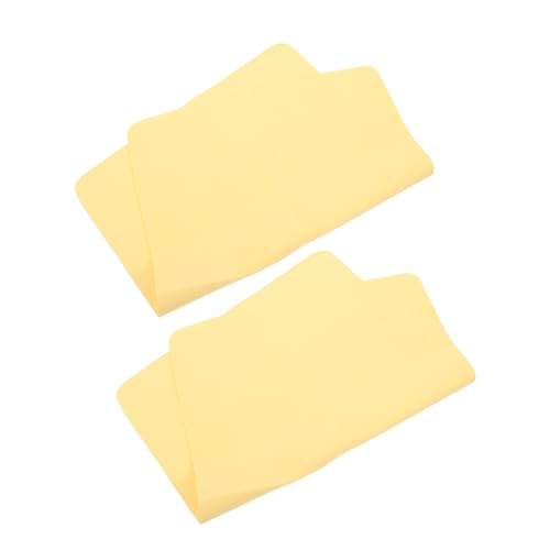 OSALADI 2 Stück Keramikwasser Absorbierende Matte Tontafelmatte Halten Dicke Keramikfledermäuse Tonwerkzeug Keramikhandwerksvorräte Keramik Trocknende Platte Tonsaugenpolstertuch PVA Gelb von OSALADI