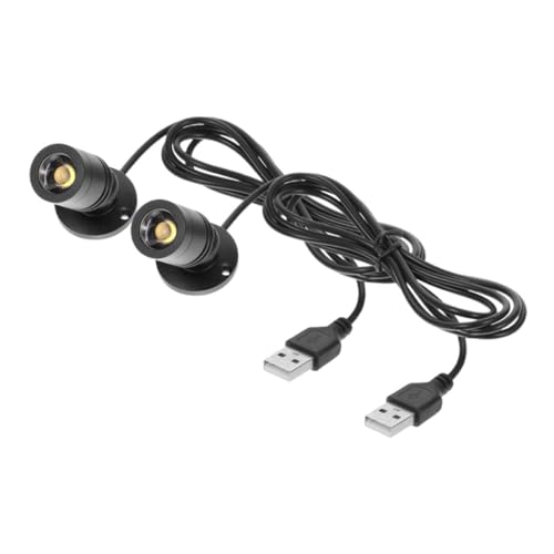OSALADI Usb-schrankleuchten 2 Stück Drehbare -strahler Warmweiß 1w Mini-standstrahler Für Schmuckvitrine Innenbereich OSALADI Usb-schrankleuchten 2 Stück Drehbare -strahler Warmweiß 1w Mini-standstrahler Für Schmuckvitrine Innenbereich von OSALADI