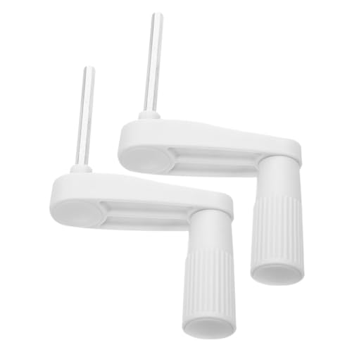 OSALADI 2 Stück Kurbelgriff Durchmesser Handkurbel Ersatzgriff für Tisch Stehschreibtisch Hebemechanismus Langlebig Leicht zu Montieren Vielseitig für Industrie Werkbankanwendungen von OSALADI