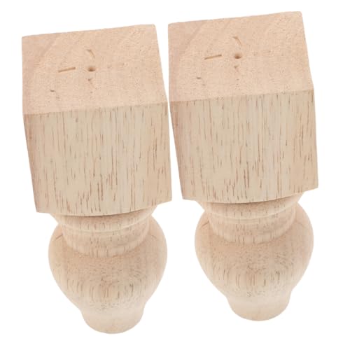 OSALADI 2 Stück Massivholz Möbelbeine Eckige Sofafuß Ersatzfüße Unbehandelt Holz Geschnitzt Für Sofa Schrank Tisch DIY Schlafzimmer OSALADI 2 Stück Massivholz Möbelbeine Eckige Sofafuß Ersatzfüße Unbehandelt Holz Geschnitzt Für Sofa Schrank Tisch DIY Schlafzimmer von OSALADI
