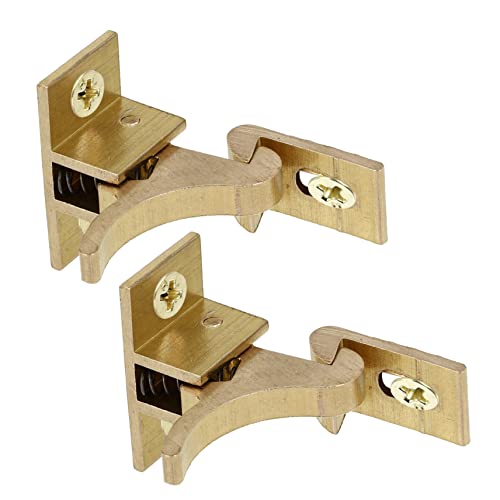 OSALADI 2Stücke Messing Kniehebelverschlüsse für Türen und Fenster Robuste und Langlebige Anti-diebstahl-verriegelung für Schlafzimmer Badezimmer und Küchen Einfache Installation von OSALADI