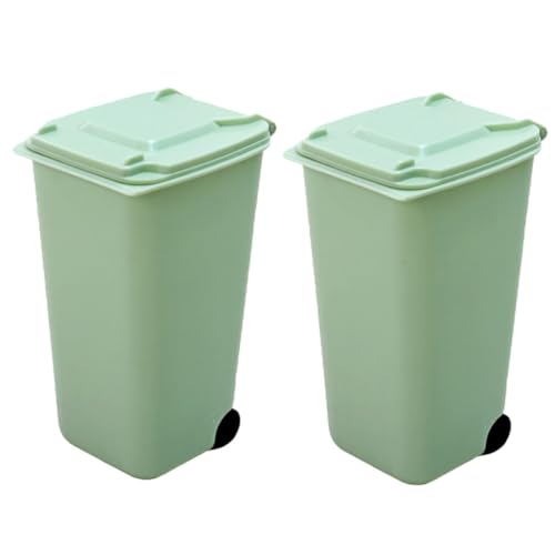 OSALADI 2 Stück Mini Müllbehälter mit Deckel Multifunktionaler Schreibtisch Mülleimer für Büro Zuhause Geruchsdichter Desktop Abfalleimer und Organizer Platzsparend und Vielseitig OSALADI 2 Stück Mini Müllbehälter mit Deckel Multifunktionaler Schreibtisch Mülleimer für Büro Zuhause Geruchsdichter Desktop Abfalleimer und Organizer Platzsparend und Vielseitig von OSALADI