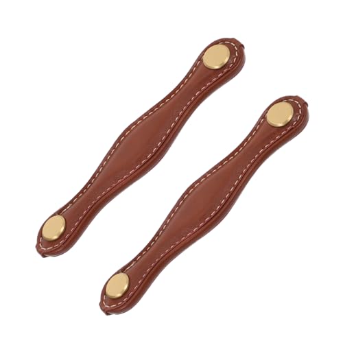 OSALADI 2 Stück Moderne Möbelgriffe Strapazierfähigem PU Retro Hardware für Küchen und Schlafzimmermöbel OSALADI 2 Stück Moderne Möbelgriffe Strapazierfähigem PU Retro Hardware für Küchen und Schlafzimmermöbel von OSALADI