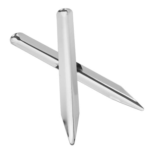 OSALADI 2 Stück Perlenlöffel Werkzeug Code Scoop gebogen Perlenschaufel Schmuckzubehör DIY zubehör Schmuck Schaufel Löffel für lose Perlen Rostfreier Stahl Silver von OSALADI