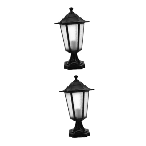 OSALADI 2 Stück Pfostenleuchte Lampe Hof Dekorleuchte Leuchte Hofleuchte Hofleuchte Leuchte Straßenlaterne Hof Außensäulenleuchte Wandleuchte Ersatz Säulenleuchte Für Torpfosten von OSALADI