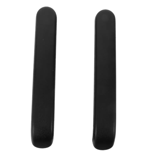 OSALADI 2 Stück Pu Plastikhandlauf Stuhl Armlehnenkissen Stuhl-armlehnenpolster Unterstützung Armlehnenpolster Für Bürostühle Office Chair Arms Austausch Ergonomisch Black von OSALADI