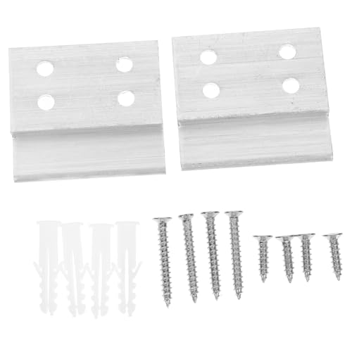 OSALADI 2 Stück Robuster Z Förmiger Aluminium French Cleat Wandhalter für Schwere Spiegel Bilder Wandpaneele Kopfteil Montage Stabile und Praktische Aufhängung von OSALADI