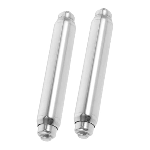 OSALADI 2 Stück Rollenhalter Drehbare Welle Künstlicher Spender Toilettenrollen Spüler Chrom Bidet Rollend Kaschmir Kommerzielle Toilette Doppel Papierhalter Wandhalterung von OSALADI