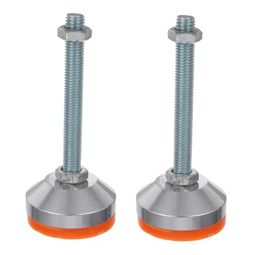 OSALADI 2 Stück Schwere Verstellbare Maschinenfußstützen aus Kohlenstoffstahl Gewinde Basisdurchmesser Tragfähigkeit rutschfest für Werkbänke Schränke Maschinen und Möbel OSALADI 2 Stück Schwere Verstellbare Maschinenfußstützen aus Kohlenstoffstahl Gewinde Basisdurchmesser Tragfähigkeit rutschfest für Werkbänke Schränke Maschinen und Möbel von OSALADI