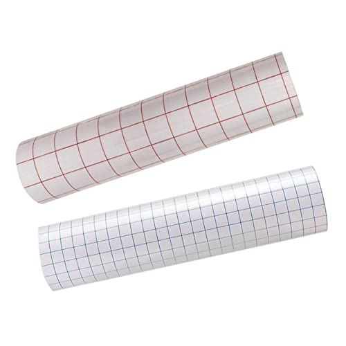 OSALADI 2 Stück Selbstklebende PVC Transferfolie Blau Rot mit Gitternetz für Präzise Positionierung von Buchstaben und Logos Textilien DIY Schilder Aufkleber und Bastelarbeiten OSALADI 2 Stück Selbstklebende PVC Transferfolie Blau Rot mit Gitternetz für Präzise Positionierung von Buchstaben und Logos Textilien DIY Schilder Aufkleber und Bastelarbeiten von OSALADI