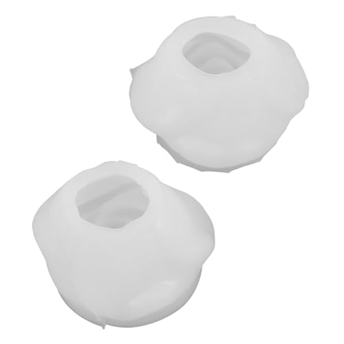 OSALADI 2 Stück Silikonrosenformen Blüten Silikonform für Kerzen Seife Fondant DIY Resin Gießform für Kreative Blütenkunst und Handgemachte Dekorationen von OSALADI