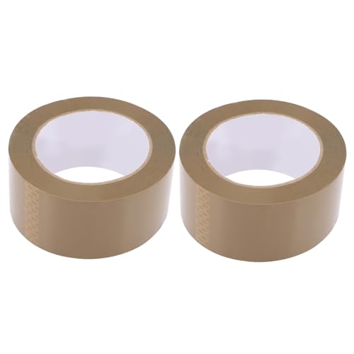OSALADI 2 Stück Stark Haftendes Verpackungsband Braun Reißfestes Packband für Kartonversiegelung Beschreibbar für Umzug Versand und Lagerung OSALADI 2 Stück Stark Haftendes Verpackungsband Braun Reißfestes Packband für Kartonversiegelung Beschreibbar für Umzug Versand und Lagerung von OSALADI