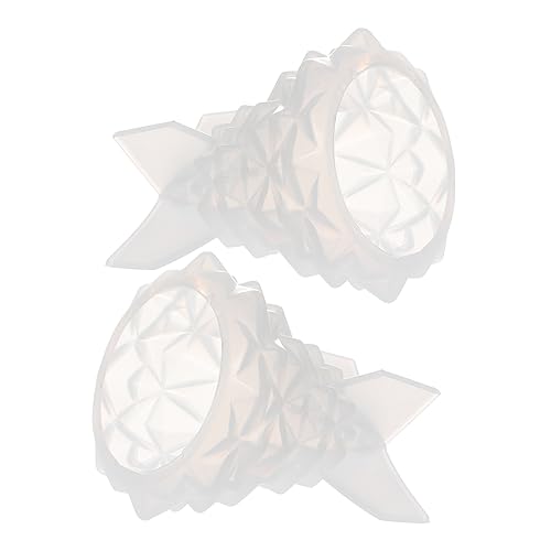 OSALADI 2 Stück Teiliges DIY Silikonform Weihnachtsbaum Silikon Gießform für Handgefertigte Christbaumschmuck Nachtlicht Basteln mit Harz Glitter Trockenblumen von OSALADI