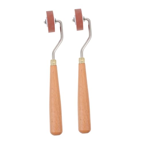 OSALADI 2 Stück Teiliges Gummiwalzen mit Holzgriff Präziser Rubber Ink Roller für Professionelle Drucktechnik Vielseitig Einsetzbar Stempeln Malen Tapeten und Klebstoffauftrag Einfache OSALADI 2 Stück Teiliges Gummiwalzen mit Holzgriff Präziser Rubber Ink Roller für Professionelle Drucktechnik Vielseitig Einsetzbar Stempeln Malen Tapeten und Klebstoffauftrag Einfache von OSALADI