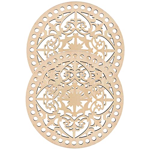 OSALADI 2 Stück Teiliges Holz Korbboden für DIY Häkelkorb Taschenbasis Glatte Oberfläche Langlebig und Robust Geeignet für Schultertaschen Handtaschen und Umhängetaschen Natürliche OSALADI 2 Stück Teiliges Holz Korbboden für DIY Häkelkorb Taschenbasis Glatte Oberfläche Langlebig und Robust Geeignet für Schultertaschen Handtaschen und Umhängetaschen Natürliche von OSALADI