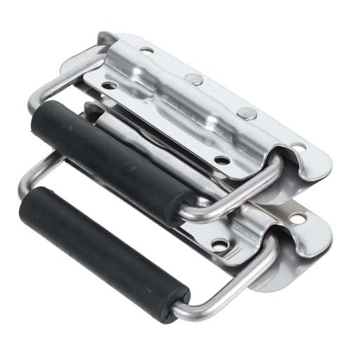 OSALADI 2 Stück Teiliges Klappgriff mit Gummigriff Federklappbar Federmechanismus Robust für Werkzeugkisten Transportboxen Musikinstrumenten Komfortable Handhabung OSALADI 2 Stück Teiliges Klappgriff mit Gummigriff Federklappbar Federmechanismus Robust für Werkzeugkisten Transportboxen Musikinstrumenten Komfortable Handhabung von OSALADI