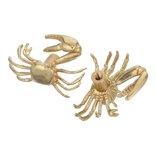 OSALADI 2 Stück Teiliges Messing-krabben-möbelgriff- Kreative Langlebige Schubladengriffe aus Massivem Messing Nautisches Retro-design für Küchen- Kleiderschrank Kommodentüren Stilvolle OSALADI 2 Stück Teiliges Messing-krabben-möbelgriff- Kreative Langlebige Schubladengriffe aus Massivem Messing Nautisches Retro-design für Küchen- Kleiderschrank Kommodentüren Stilvolle von OSALADI