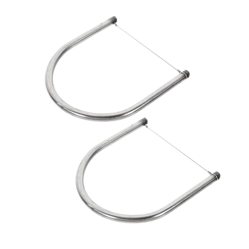 OSALADI 2stücke Tondraht-schneidewerkzeug Aus Edelstahl Keramikdraht-Werkzeug Für Töpfern Und DIY-projekte Kompakt Und Langlebig Für Studio Und Heimgebrauch Mit Sicherem Griff Für von OSALADI