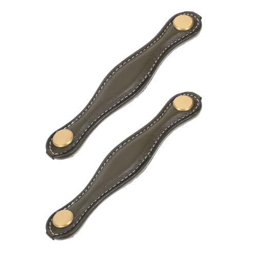 OSALADI 2 Stück Teiliges Möbelgriff aus PU Leder Weiche Langlebige Schubladengriffe Minimalistisches Design Einfache Montage für Küche Büro Schlafzimmer und Schrank Geeignet Komfortabler OSALADI 2 Stück Teiliges Möbelgriff aus PU Leder Weiche Langlebige Schubladengriffe Minimalistisches Design Einfache Montage für Küche Büro Schlafzimmer und Schrank Geeignet Komfortabler von OSALADI