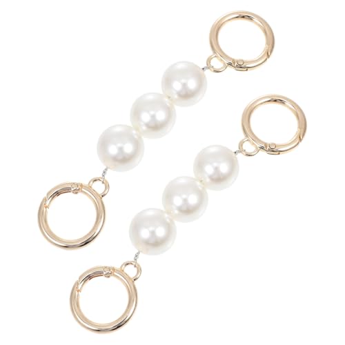 OSALADI 2 Stück Teiliges Perlen taschenerweiterungsketten Zarte DIY Schultergurt Verlängerung Leichter Ersatzriemen für Handtaschen Verstellbar Einfache Montage Vielseitig Kompatibel von OSALADI