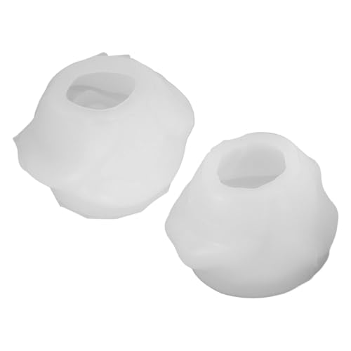 OSALADI 2 Stück Teiliges Silikon-formen Pfingstrose Blütenform für Epoxidharz Kerzen Fondant Seife und Eiswürfel Antihaft Kreativ für DIY Bastelprojekte von OSALADI