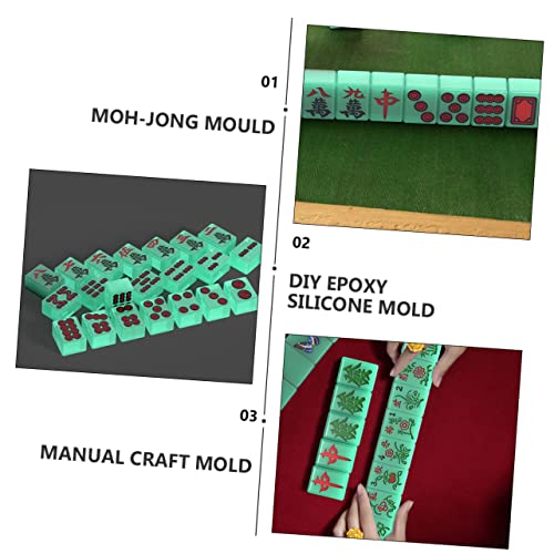 OSALADI 2 Stück Teiliges Silikonform für DIY Kunsthandwerk Kreative Langlebige Epoxidharz Molds mit Glatter Oberfläche Reißfest Leicht zu Reinigen für Bastelprojekte und Harzarbeiten von OSALADI