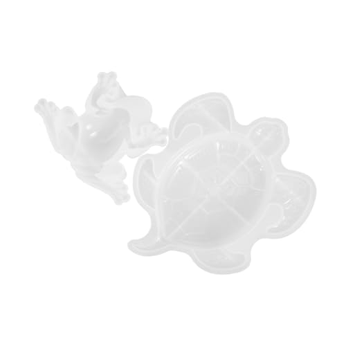 OSALADI 2 Stück Tier-Ornament-Form Handwerk Frosch Frösche Fondant Silikonformen Formen aus Silikonharz schildkrötenförmige Form Epoxidform selber machen Formen aus Tierharz Kieselgel Weiß OSALADI 2 Stück Tier-Ornament-Form Handwerk Frosch Frösche Fondant Silikonformen Formen aus Silikonharz schildkrötenförmige Form Epoxidform selber machen Formen aus Tierharz Kieselgel Weiß von OSALADI