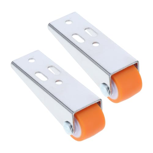 OSALADI 2 Stück Türrollen für Holztüren mit Geräuschlosem Gummireifen Verzinktem Rostschutz Seitliche Vertikale Montage Robuste Laufräder für Scheunentore Kleiderschrank schiebetüren und OSALADI 2 Stück Türrollen für Holztüren mit Geräuschlosem Gummireifen Verzinktem Rostschutz Seitliche Vertikale Montage Robuste Laufräder für Scheunentore Kleiderschrank schiebetüren und von OSALADI