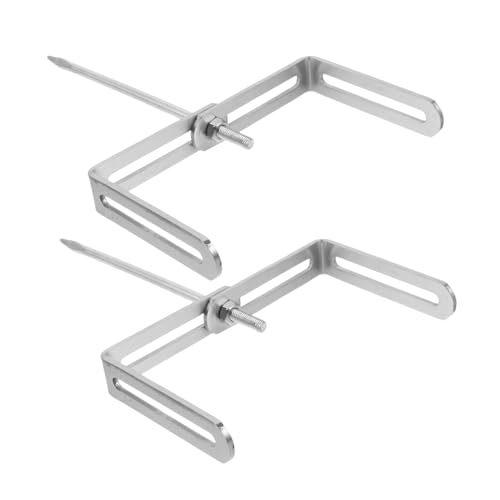 OSALADI 2 Stück Verstellbare Regenfallrohrhalter aus Robustem Eisen Wetterbeständig Stabilisiert Fallrohre gegen Verschiebung durch Wind und Tiere Einfache Montage für Haus und Garten OSALADI 2 Stück Verstellbare Regenfallrohrhalter aus Robustem Eisen Wetterbeständig Stabilisiert Fallrohre gegen Verschiebung durch Wind und Tiere Einfache Montage für Haus und Garten von OSALADI