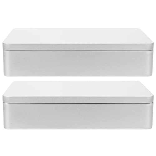 OSALADI 2 Stück Vintage Geschenkkarton Deckel Multifunktionale Aufbewahrungsbox für Süßigkeiten Schmuck und Dekoration für Hochzeiten und Feiern von OSALADI