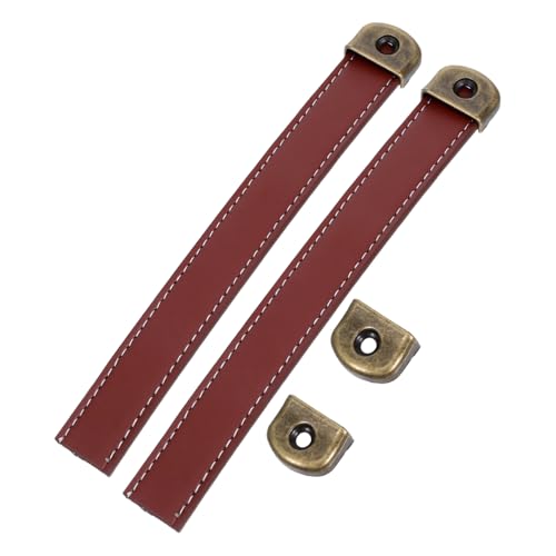 OSALADI 2 Stück Vintage PU Ledergurte Möbelgriffe Braun Ergonomische Schubladengriffe Kommodenbeschläge Vielseitig für Schrank Koffer und Küchenschrank OSALADI 2 Stück Vintage PU Ledergurte Möbelgriffe Braun Ergonomische Schubladengriffe Kommodenbeschläge Vielseitig für Schrank Koffer und Küchenschrank von OSALADI