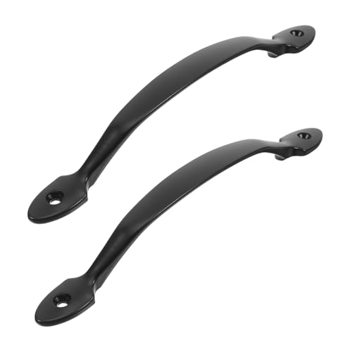 OSALADI 2 Stück Vintage Türgriffe Zinklegierung Möbelgriffe für Schränke und Küchenschränke Rustikale Design Hardware für Türen und Kleiderschränke von OSALADI