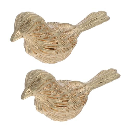 OSALADI 2 Stück Vogel Schrankgriffe aus Goldenem Zinklegierung Kreative Tier-küchenschrankgriffe mit Einzel-loch Niedliche Möbelschubladenknöpfe für Kommode und Kleiderschrank Modernes OSALADI 2 Stück Vogel Schrankgriffe aus Goldenem Zinklegierung Kreative Tier-küchenschrankgriffe mit Einzel-loch Niedliche Möbelschubladenknöpfe für Kommode und Kleiderschrank Modernes von OSALADI