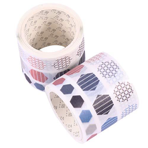 OSALADI 2 Stück Washi Tape Planner Sticker für Journal und Notizen Selbstklebendes Papierband Langlebig und Gesundheitlich Unbedenklich für Kreative Projekte OSALADI 2 Stück Washi Tape Planner Sticker für Journal und Notizen Selbstklebendes Papierband Langlebig und Gesundheitlich Unbedenklich für Kreative Projekte von OSALADI