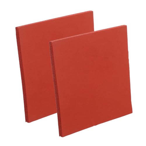 OSALADI 2 Stück Wiederverwendbare Waschbare Silikon-hitzeschutzmatten Hitzebeständige Isolierpads für Sublimations Transferpressen Hitzebeständiges Druckzubehör Rot OSALADI 2 Stück Wiederverwendbare Waschbare Silikon-hitzeschutzmatten Hitzebeständige Isolierpads für Sublimations Transferpressen Hitzebeständiges Druckzubehör Rot von OSALADI