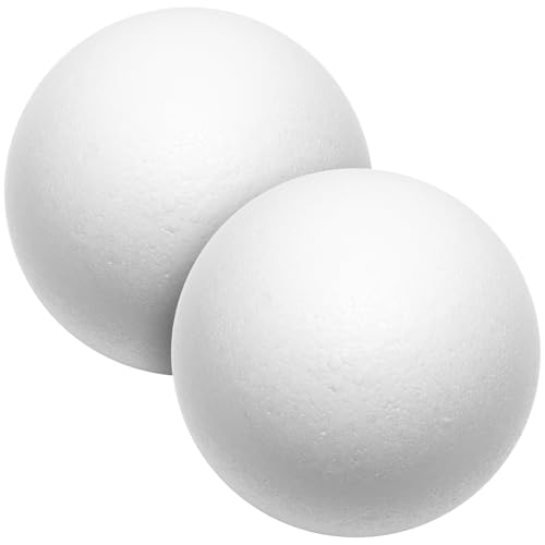 OSALADI 2 Stück dekorative Schaumkugeln Schaumstoffkugeln als Ornament Bastelkugeln hohl runde Schaumstoffkugeln Form befüllbare Kugeln runden DIY -Handwerk Kugel Kugel Weiß OSALADI 2 Stück dekorative Schaumkugeln Schaumstoffkugeln als Ornament Bastelkugeln hohl runde Schaumstoffkugeln Form befüllbare Kugeln runden DIY -Handwerk Kugel Kugel Weiß von OSALADI