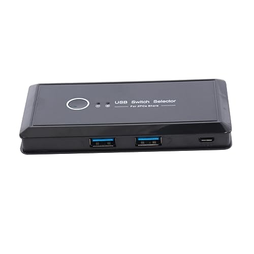 OSALADI 2 Professioneller Gerätescanner Scanner-umschalter Automatischer Umschalter USB Schalter Wähler Computer-Sharer Automatischer Sharer Computerdrucker USB-drucker Usb3 Haupt Büro von OSALADI