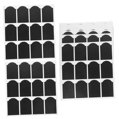 OSALADI 20 Blatt Selbstklebende Etiketten für Gläser Schwarze Abwischbare Beschriftungsaufkleber für Gewürze Flaschen und Boxen Vielseitige Klebemarken für Home und Office OSALADI 20 Blatt Selbstklebende Etiketten für Gläser Schwarze Abwischbare Beschriftungsaufkleber für Gewürze Flaschen und Boxen Vielseitige Klebemarken für Home und Office von OSALADI