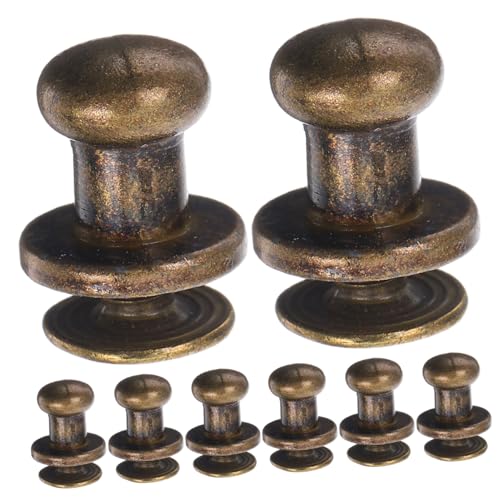 OSALADI 20 Sätze Teiliges Mini Vintage Schubladengriffe Schrauben Antike Bronze Kleine Möbelgriffe für Schmuckkästchen Truhen Kommoden Einfache Montage Verschleißfest und Dekorativ von OSALADI