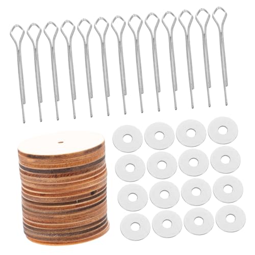 OSALADI 20 Satz DIY Holz Zubehör Rotierbare Gelenke für Puppenbau Silber für Kreative Bastelprojekte und Puppenherstellung Flexibel und Beweglich für DIY Enthusiasten von OSALADI